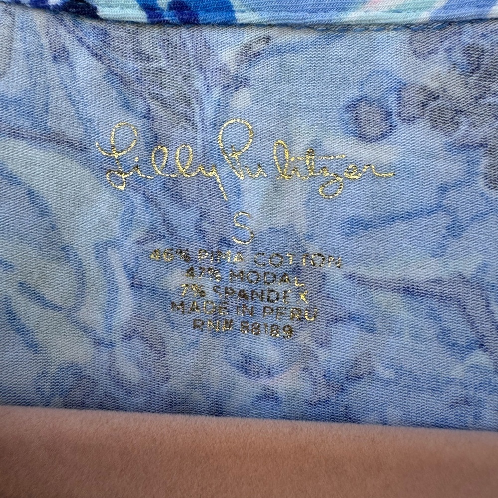Lilly Pulitzer Raisa Top Catch & Keep - Picture 4 of 8